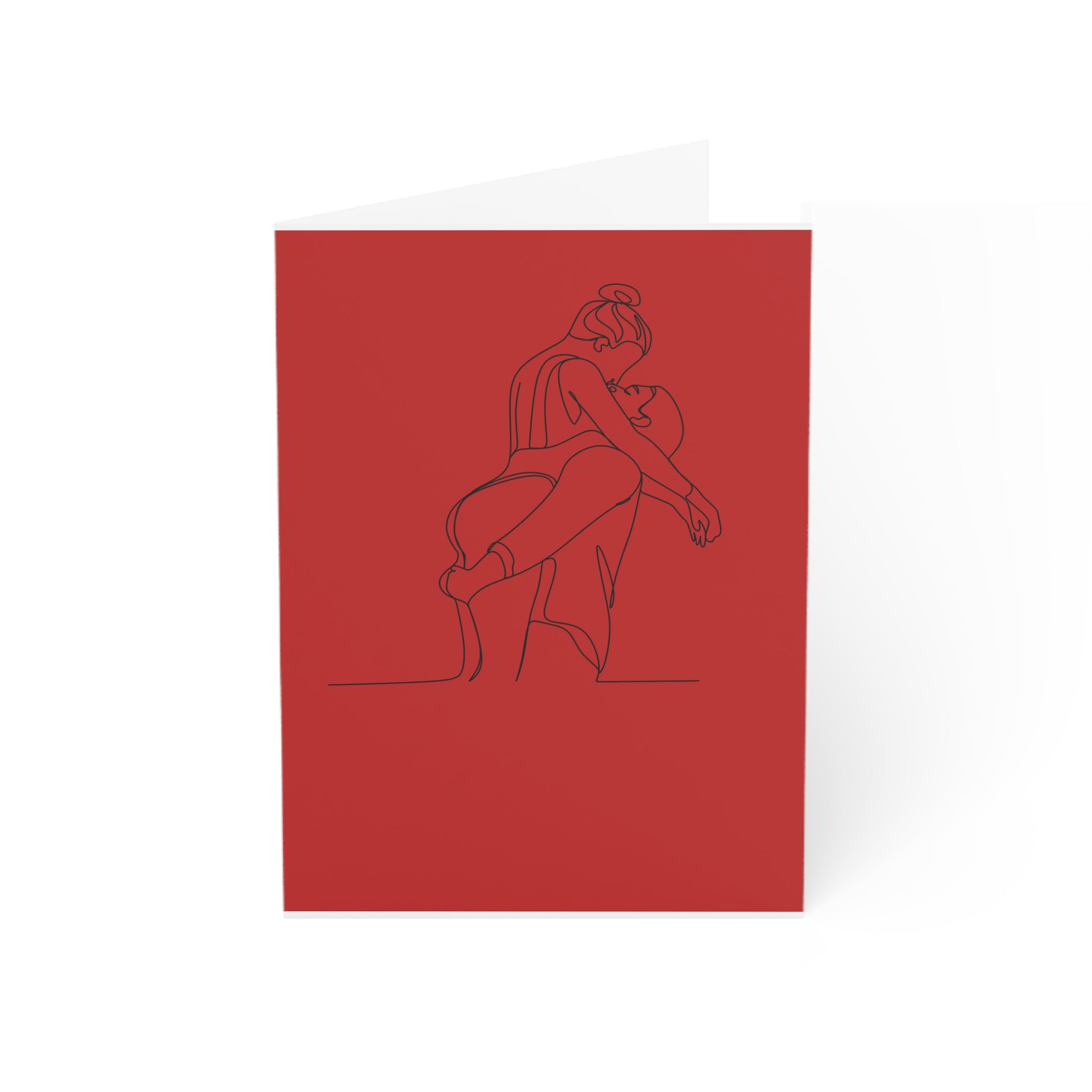 Greeting Cards (Red Cover: Couple Embracing)