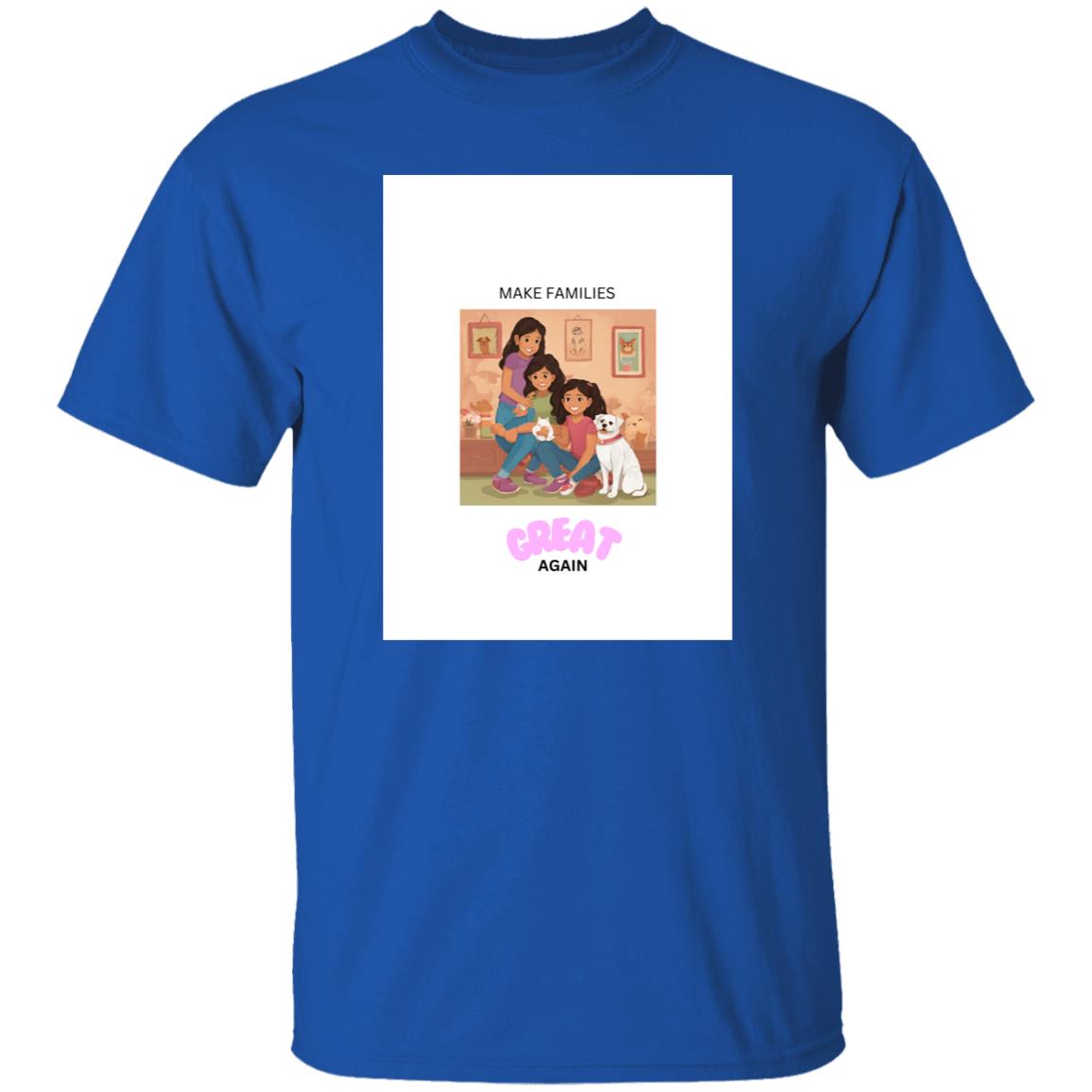 Make Families Great Again T-Shirts (Front Design) Latino or Indian Family