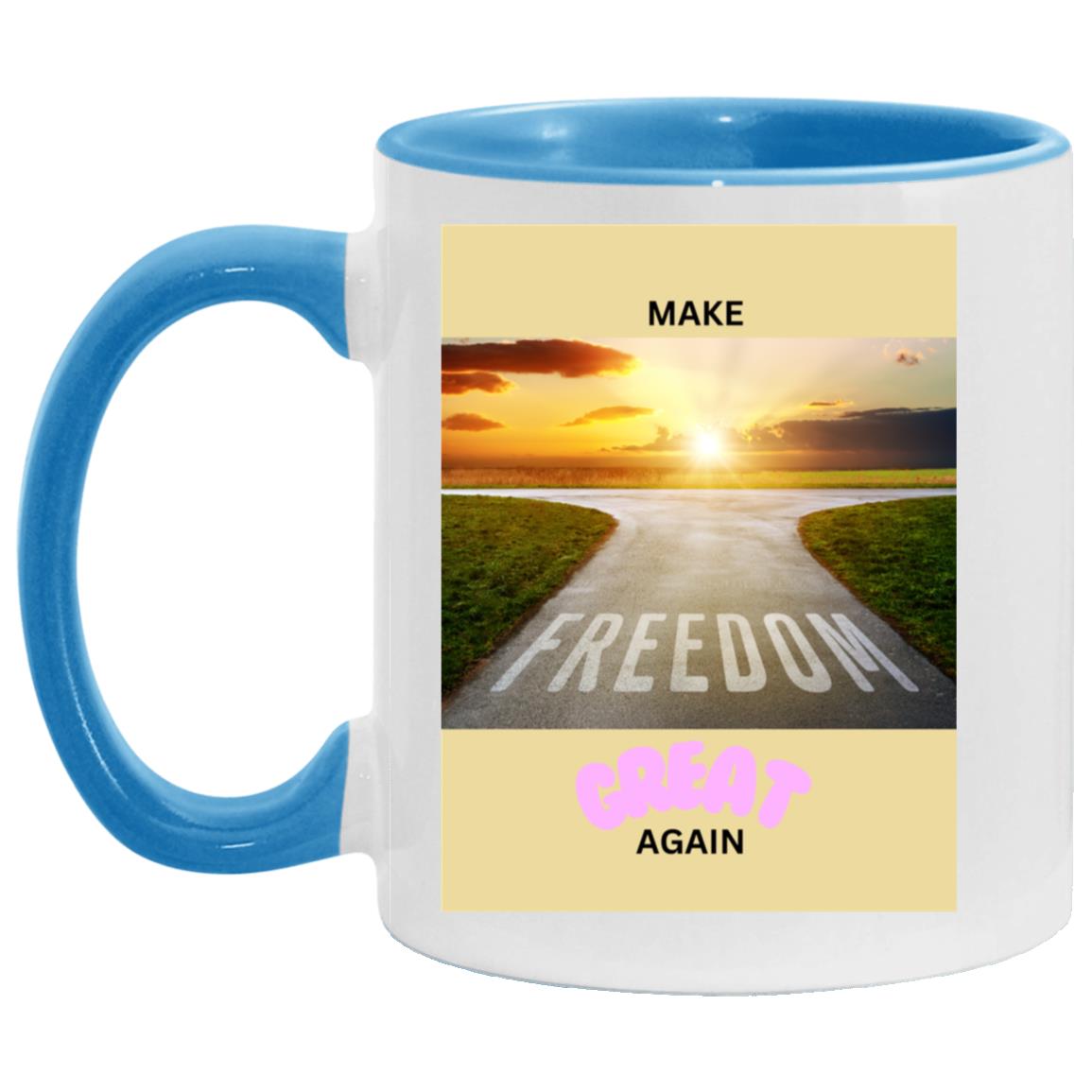 Make FREEDOM Great Again Mugs - Broken chains - Variety of Colors and images