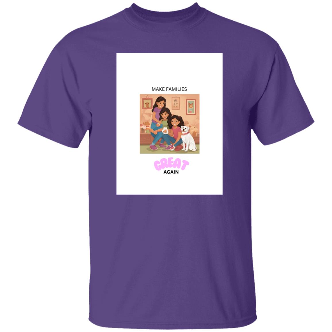 Make Families Great Again T-Shirts (Front Design) Latino or Indian Family