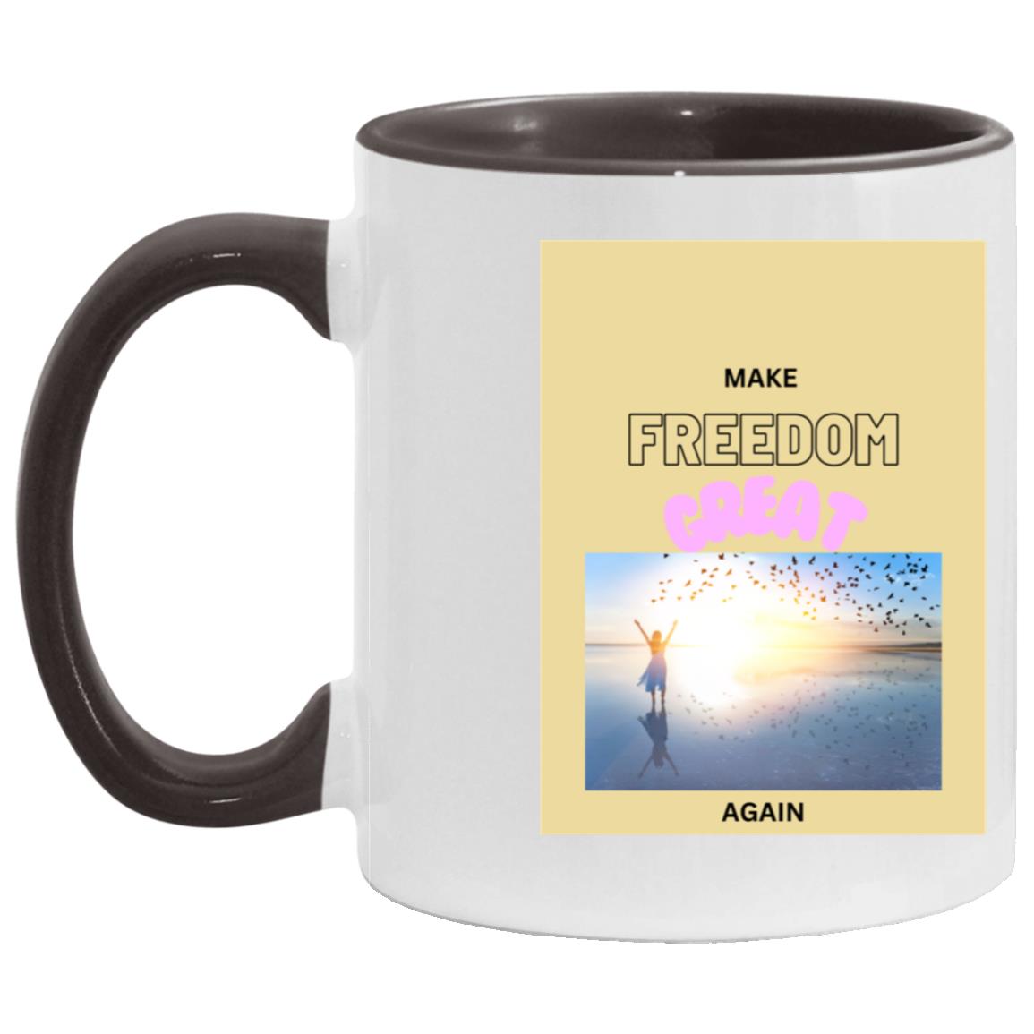 Make FREEDOM Great Again Mugs - Broken chains - Variety of Colors and images