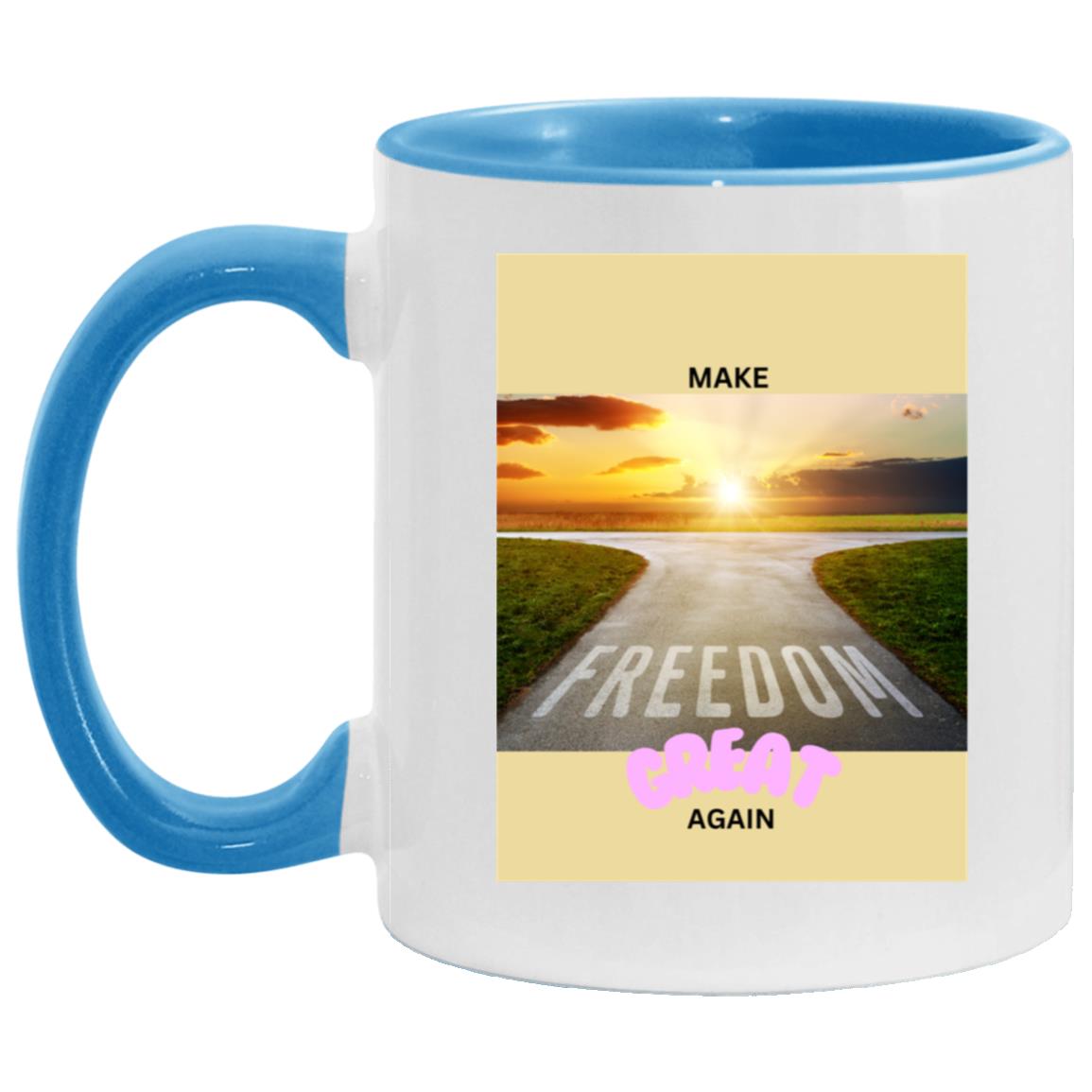 Make FREEDOM Great Again Mugs - Broken chains - Variety of Colors and images