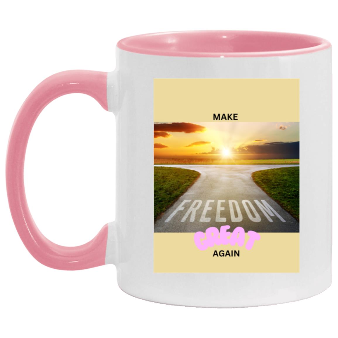 Make FREEDOM Great Again Mugs - Broken chains - Variety of Colors and images