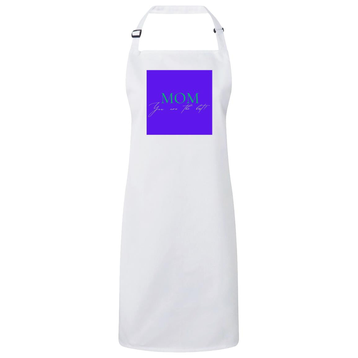 Mom You Are The Best - Sustainable Bib Apron Purple