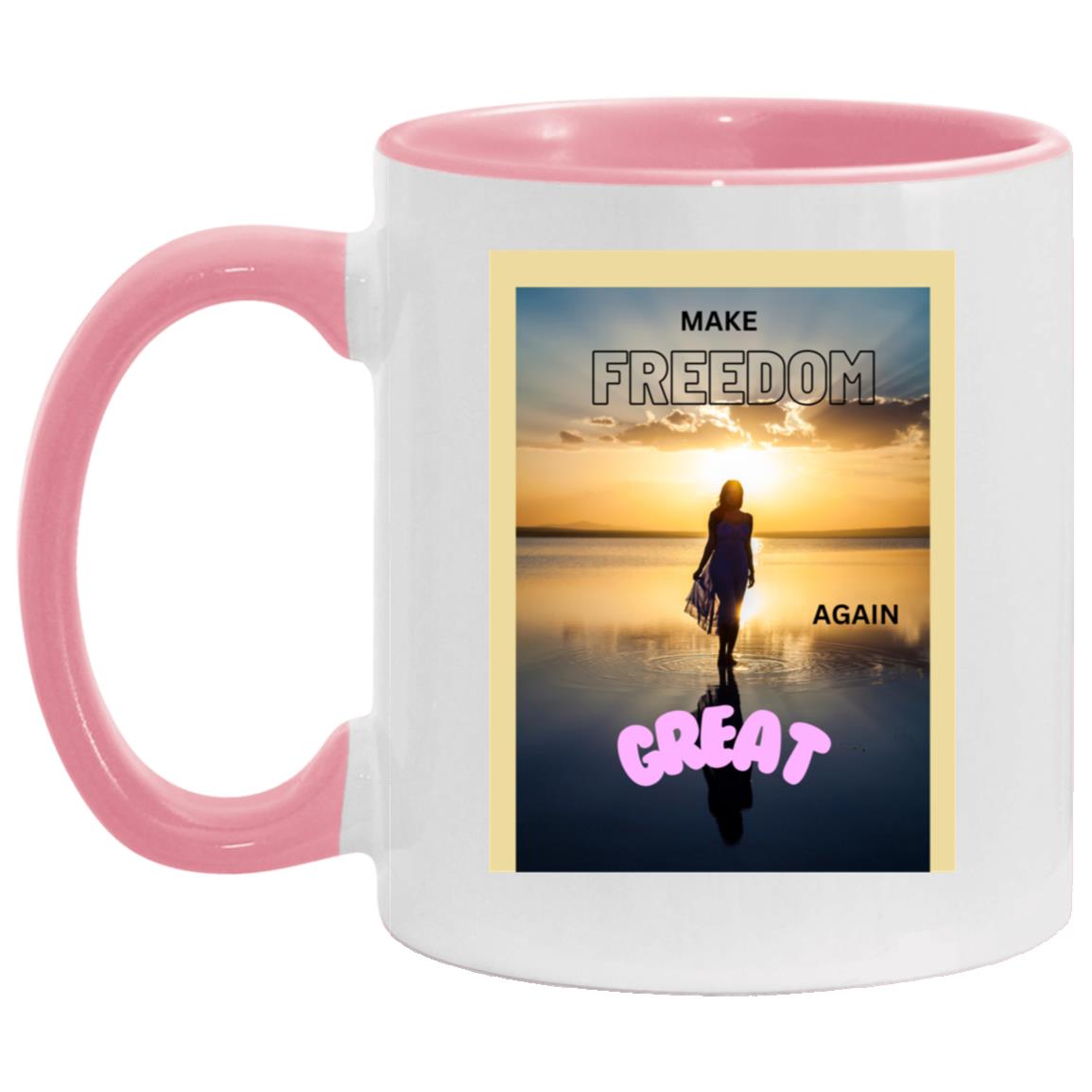 Make FREEDOM Great Again Mugs - Broken chains - Variety of Colors and images