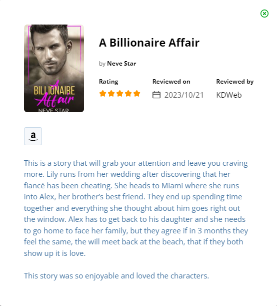 A BILLIONAIRE AFFAIR  - Available ONLY on Kindle Unlimited