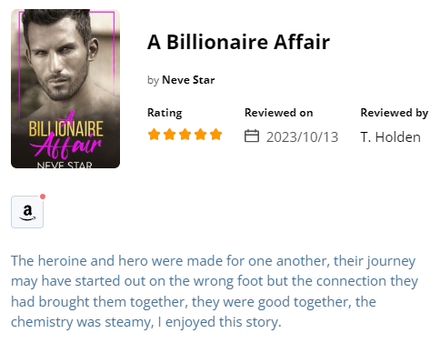 A BILLIONAIRE AFFAIR  - Available ONLY on Kindle Unlimited