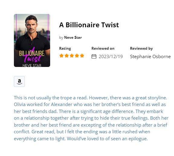 A BILLIONAIRE TWIST (PAPERBACK FORMAT)